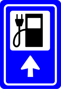 Знак за зарядна станция