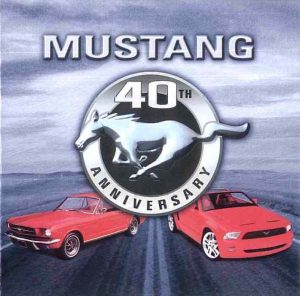 7.Емблема за 40-годишнината на Mustang