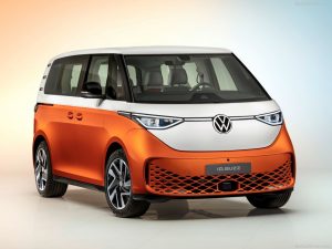 ID.Buzz, актуализирана електрическа версия на автобуса VW. Ръководителите на компанията се надяват, че това ще помогне за възобновяването на марката Volkswagen в Съединените щати.