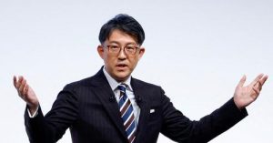 Новият президент и главен изпълнителен директор на Toyota Motor Corp. Коджи Сато присъства на пресконференция в Токио, Япония, 13 февруари 2023 г. REUTERS