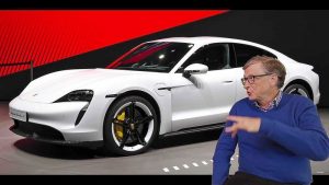 Гейтс и неговото Electric Vehicle Porsche Taycan