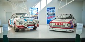 Škoda 130 ve Škoda Muzeu Mladá Boleslav.