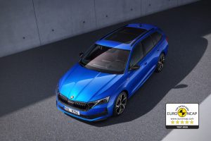 Škoda Octavia за пореден път потвърждава изключителната си безопасност при по-строги критерии