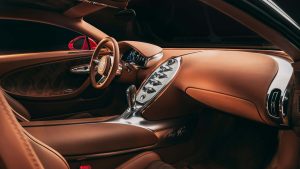 Интериор на Bugatti FKP Hommage