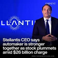 Главният изпълнителен директор на Stellantis Антонио Филоса говори по време на събитие в Торино, Италия, REUTERS