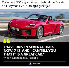 Porsche 718 Boxster EV