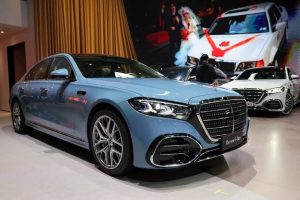 Новият Mercedes-Benz S-Class, изложен на Международното автомобилно изложение в Пекин (Auto China) в Пекин, Китай, 24 април 2026 г. REUTERS