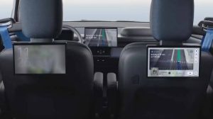 Кокпит на миниван Waymo robotaxi